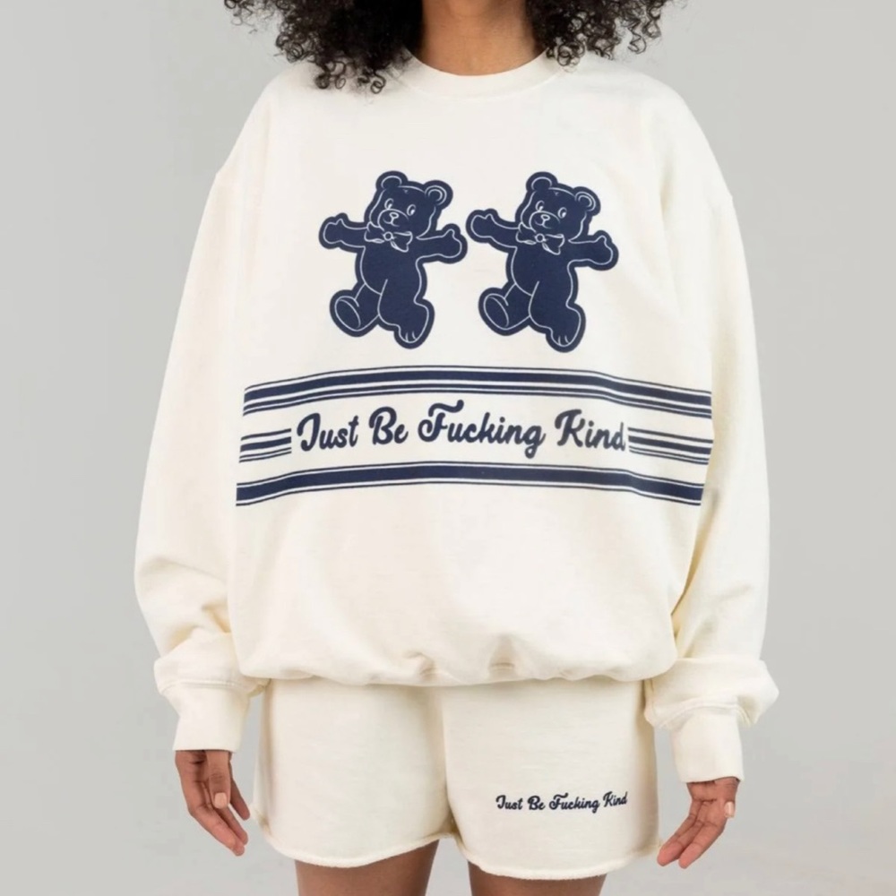 NWT The Mayfair Group Just Be F*cking Kind One Size Petite Sweatshirt